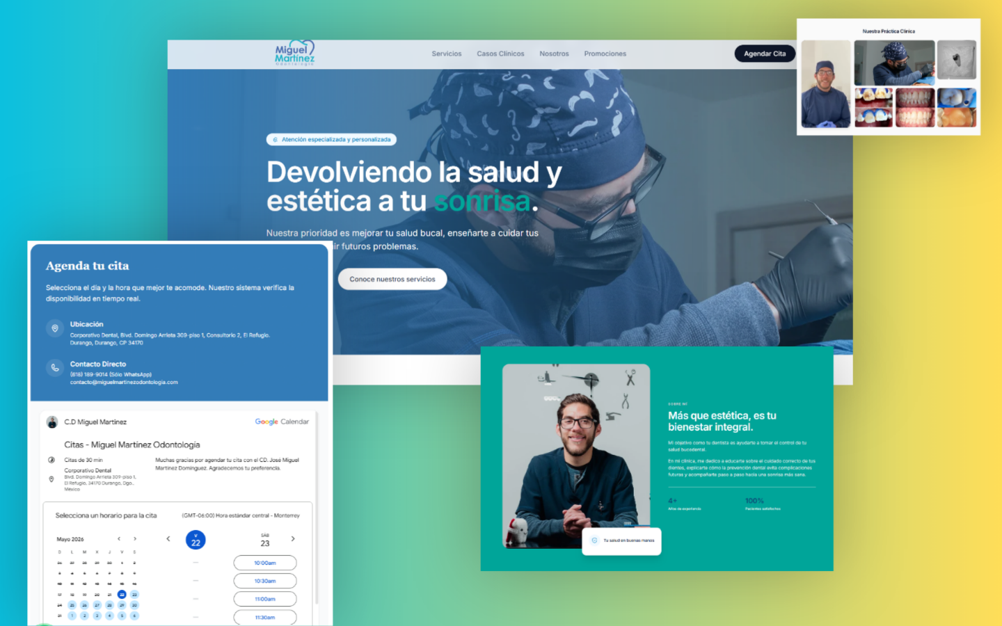 MM Odontología design + build artifact: patient-language services