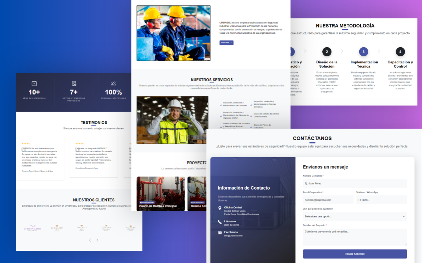 UrBRISEC website redesign preview